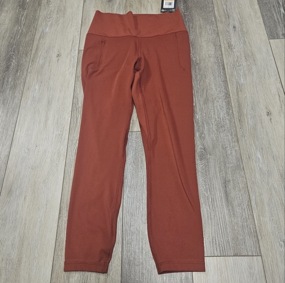 Under Armour Pants - Under Armour Fitted High Rise Ankle Leggings Burnt Orange Women's Small Active